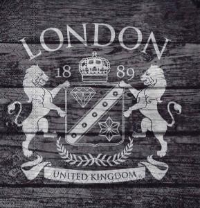 Serwetka Nouveau 33x33 1 sztuka - London