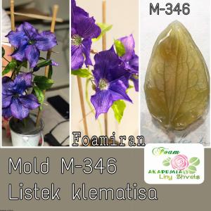 Mold do foamiranu - listek klematisa M-346