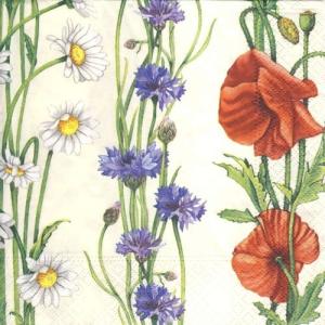 Serwetka Nouveau 33x33 1 sztuka - Flowerfielss Cream