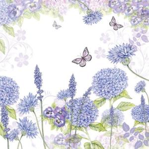 Serwetka Ambiente 33x33 1 sztuka - Purple Wildflowers