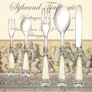 Serwetka Ambiente 33x33 1 sztuka - Sztućce Couvert