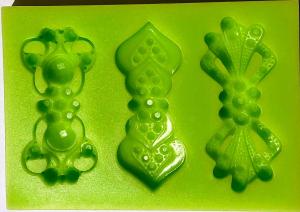 Foremka silikonowa dekory x 3 70x100mm