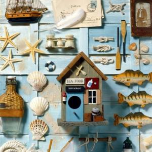 Serwetka Nouveau 33x33 1 sztuka - Sea food restaurant