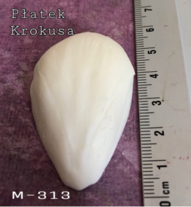 Mold silikonowy płatek krokusa (2 elementy)