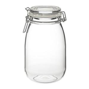 Słoik szklany ciemnobrązowy 7cm 0,13l 1sztuka KORKEN