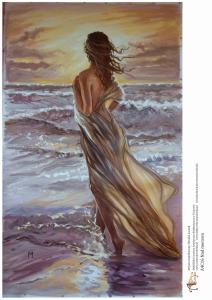 Papier ryżowy A4 Nad morzem A4C16