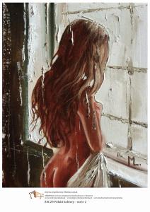 Papier ryżowy A4 Półakt kobiecy A4C29