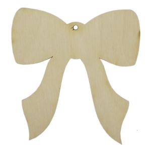 Drewniana kokardka 12x11cm