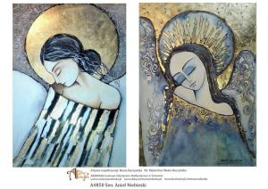 Papier ryżowy A4 Sen. Anioł niebieski A4R50