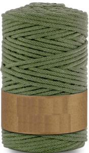 Sznurek pleciony z rdzeniem 5mm 100m - khaki