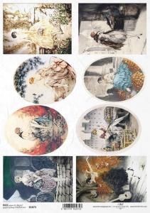 Papier ryżowy A4 R1873 Louis Icart 1888-1950