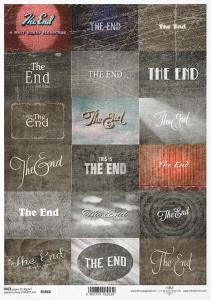 Papier ryżowy A4 R1866 THE END