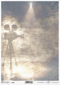 Papier ryżowy A4 R1863 kino / kamera