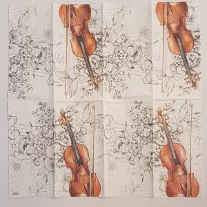 Serwetka IHR 1 sztuka chusteczka Skrzypce