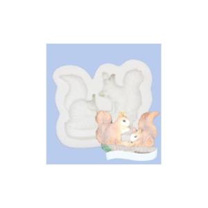 Foremka silikonowa Wiewiórki 8x7cm