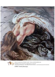 Papier ryżowy A4 Anioł płaczący A4R67