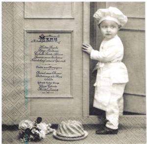 Serwetka Sagen 1 sztuka Chłopiec MENU