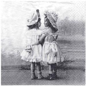 Serwetka Sagen 1 sztuka Dwie dziewczynki