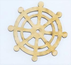 Sklejka koło sterowe małe 10cm AD