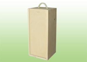 Pudełko drewniane na koniak odsuwane 30x12,5x11