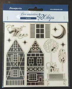 Scrapki 14x14cm SCB51 Sweet Winer Village