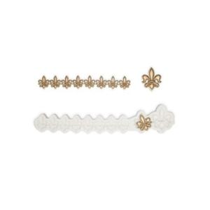 Foremka silikonowa ornament lilijka 30cm