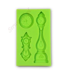 Foremka silikonowa zegary i tarcze 110x65mm