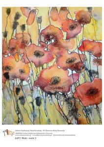 Papier ryżowy A4 MAKI wzór 2 A4F2