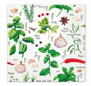 Serwetka TETE 1 sztuka - zioła