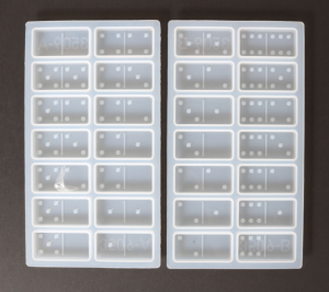 Forma do żywicy DOMINO komplet