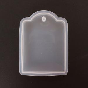 Forma do żywicy TAG zawieszka z dziurką 5,5x8x1,2cm