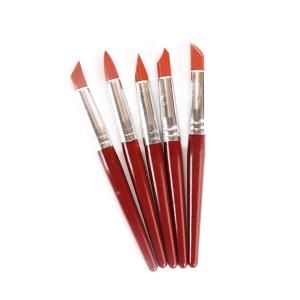 Pędzel gumowy 5 szt różne końcówki