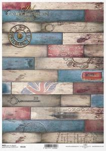 Papier ryżowy A4 R1126 London deski