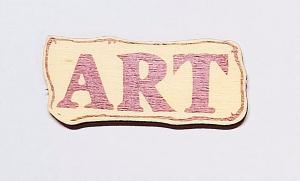 Dekor ze sklejki ART 6,5x2,5cm 1 sztuka