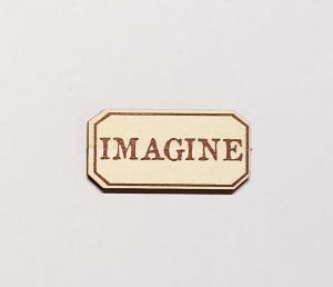 Dekor ze sklejki  IMAGINE 5x2,5cm 1 sztuka