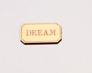 Dekor ze sklejki DREAM 5x2,5cm 1sztuka