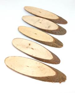 Drewno plaster owalny 9x2cm a'5