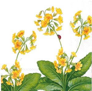 Serwetka IHR 1 sztuka żółty kwiat