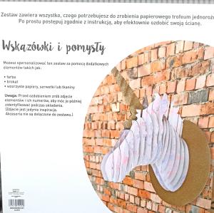 Głowa JEDNOROŻEC 22x50x28cm