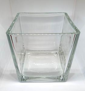 Wazon szklany kwadrat 14x14x13cm
