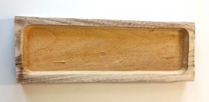 Taca drewniana prostokątna 40x14x3cm