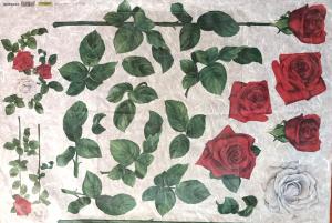 Papier ryżowy 50x70cm 012M róże