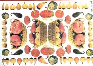 Papier klasyczny 50x70cm dynie w koszu