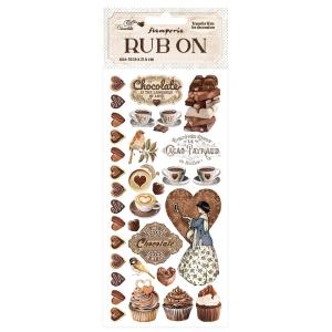 Rub-On transfer DFLRB57 Coffee & Chocolate sweet