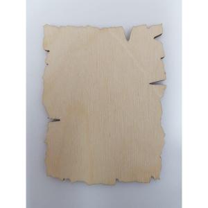 Deska prostokątna postrzępiona sklejka 9x7cm