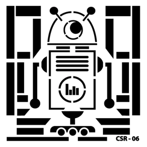 Szablon CADENCE 25x25cm Robot CSR-06
