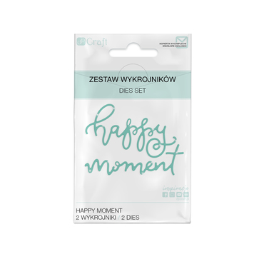 ZESTAW WYKROJNIKÓW DP CRAFT NAPIS - HAPPY MOMENT 2 SZT.png