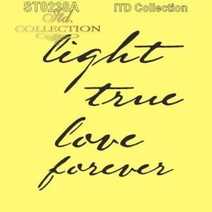 Szablon 16x16cm ST0238A napisy