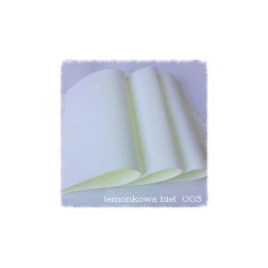 Foamiran pianka 60x70cm lemonkowa biel