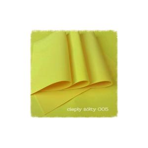 Foamiran pianka 60x70 żółty ciepły jasny